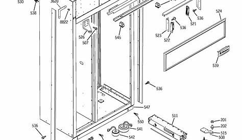 ge monogram refrigerator parts manual