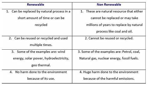 renewable energy worksheets