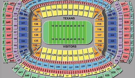 NRG Stadium Tickets | Football Rodeo seating chart | TicketCity