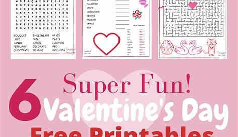 Free Printable Fun for KIDS! in 2021 | Valentine fun, Valentines day