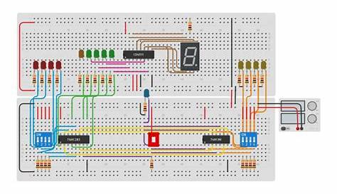 Circuit design 4 bit Parallel Adder Subtractor with BCD 7 Segment