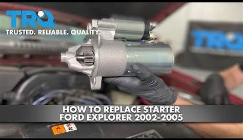 How to Replace Starter 2002-2005 Ford Explorer - YouTube