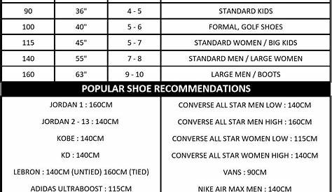 yesstyle shoe size chart