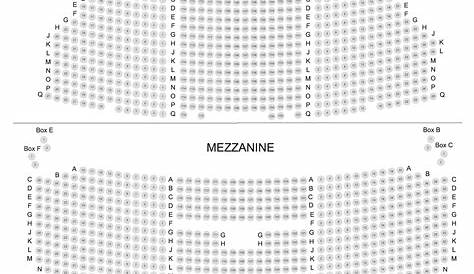 james m nederlander theater seating chart