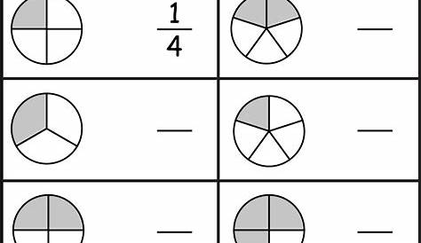 Fractions – 4 Worksheets / FREE Printable Worksheets – Worksheetfun