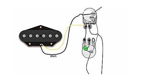 single pickup guitar wiring diagram