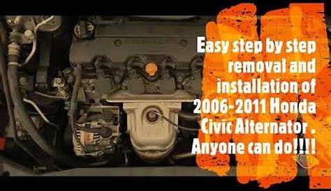 Easy step by step remove and replacement of 2006-2011 Honda civic