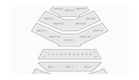 Mann Center Seating Chart | Seating Charts & Tickets