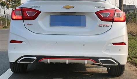 For Chevrolet Cruze ABS Rear Bumper Diffuser Bumpers Protector For 2017