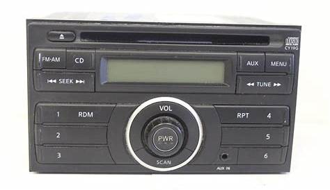 2012-2014 NISSAN VERSA RADIO STEREO AUX IN CD PLAYER 28185 3AN0A