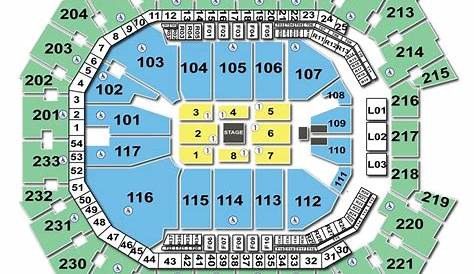 Spectrum Center, Charlotte NC - Seating Chart View