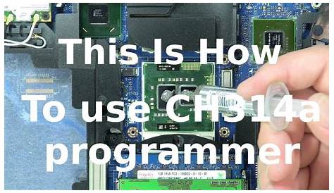 How to use CH341A bios programmer - YouTube
