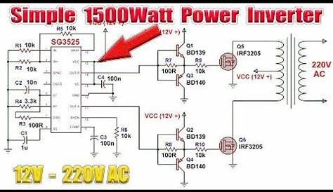 How To Make a Powerful 1500Watt Power Inverter 12V to 220V DC to AC