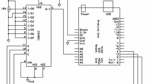 power - Arduino + 4051 -> noise on certain 4051 pins - Arduino Stack