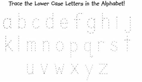 Lowercase Alphabet Worksheets | Activity Shelter