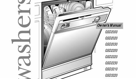G E Dishwasher Owners Manual