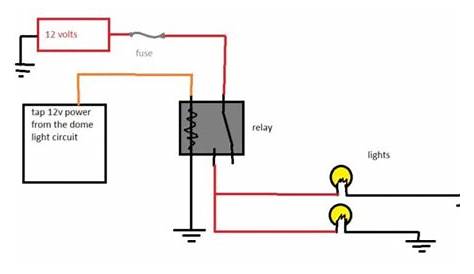 wiring diagram for a four pin relay