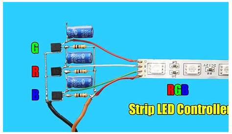 rgb led light controller circuit diagram