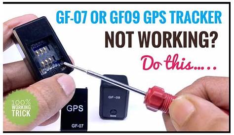 GF-07 or GF-09 GPS Tracker not working: Troubleshooting Tips - YouTube