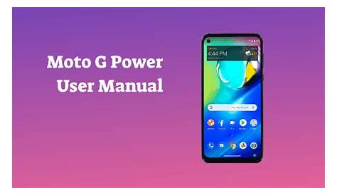 Motorola Moto G Power User Manual (XT2041DL) - PhoneCurious