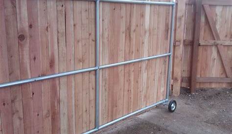 Pin by diegocoral on Fence Project | Sliding fence gate, Wood fence