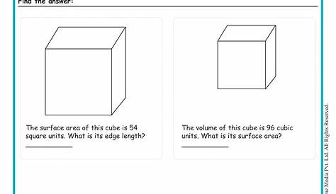 Volume Of Cube Worksheet For Grade 5 - Volumes Of Cubes Math Practice