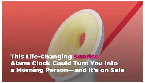 Philips’ Sunrise Alarm Clock Is on Sale on Amazon | Real Simple Sunrise Alarm Clock, Light Alarm