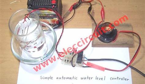 fully automatic water level controller circuit diagram