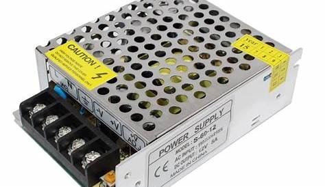 Power Supply Driver 12V 5A 60W - Ardustore.dk