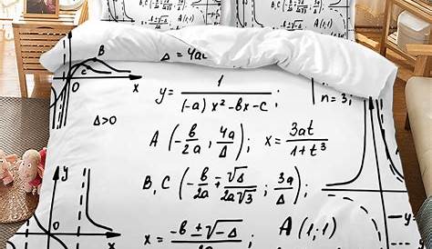 math bed sheets