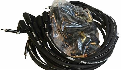 MSD Ignition, Street Fire Wire Set, Universal 8 cyl., 90 Degree Boot