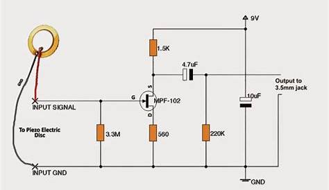 mic to speaker circuit diagram
