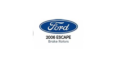 2006 Ford Escape Brake Rotors - PartsAvatar