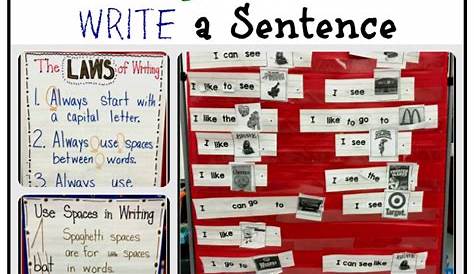 Sentences For Kindergarten - Kindergarten