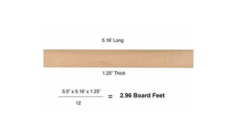 How to calculate board feet - Fine Craftsman Lumber