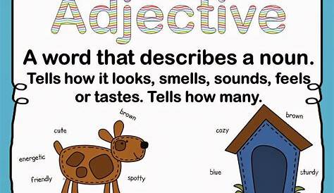 first grade definition of adjectives