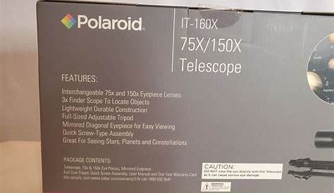 polaroid telescope 75x 150x review