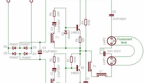 cfl bulbs circuit diagram