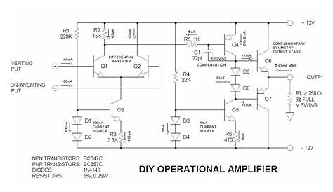 diy amplifier circuit diagram