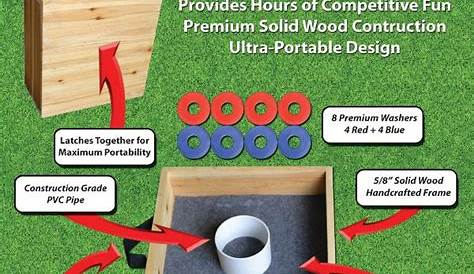 washer toss rules and dimensions