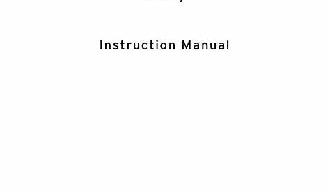 sel 501 instruction manual