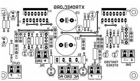 power audio amplifier stereo IC TDA7293 PCB silk Hifi Amplifier, Audio