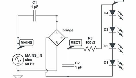 40 watt tube light circuit diagram