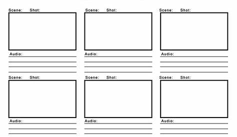 storyboard template pdf free
