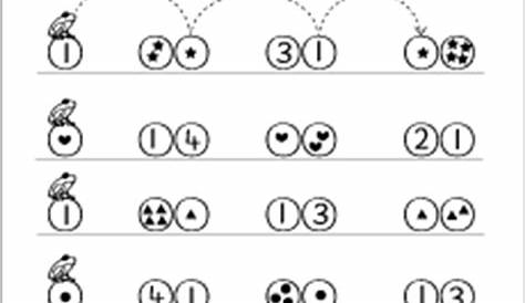 Number One writing, counting and recognition printable worksheets for