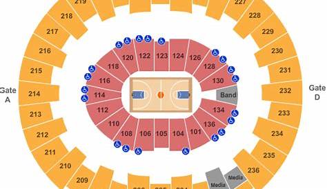 Crisler Arena Seating Chart & Maps - Ann Arbor