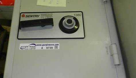 sentry 1380 safe owners manual