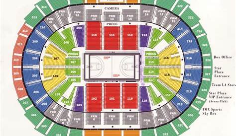 clippers seating chart with seat numbers