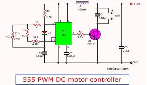 555 PWM LED dimmer circuit diagram | Power Battery Saving