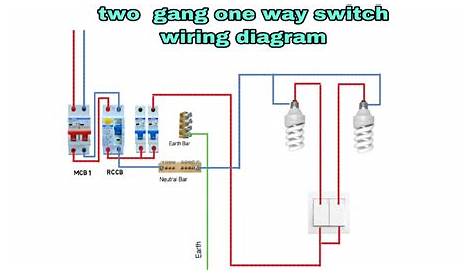 two gang two way switch